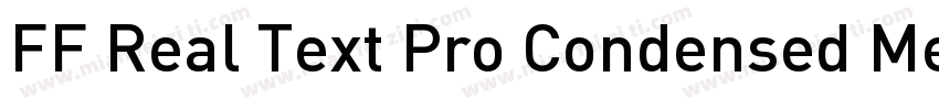 FF Real Text Pro Condensed Medium字体转换